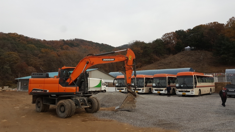 [상월선원 천막결사] 공사