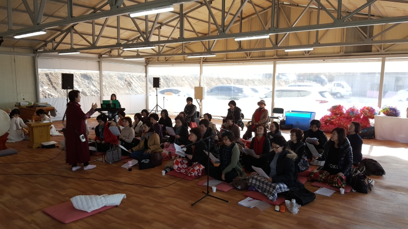 [상월선원 천막결사] 천막법당49