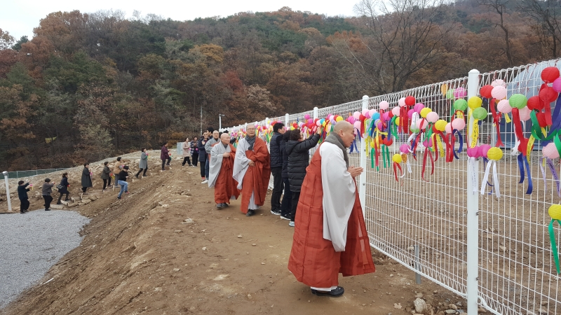 [상월선원 천막결사] 스님, 외호대중 행렬6