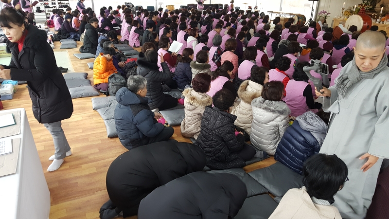 [상월선원 천막결사] 천막법당42
