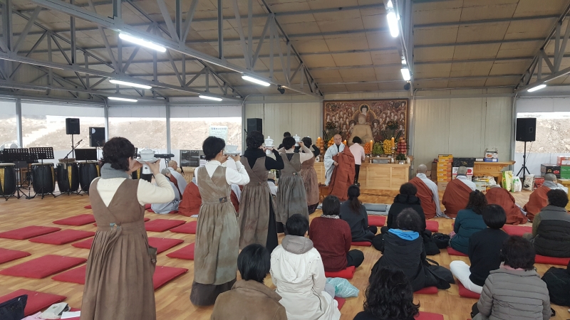 [상월선원 천막결사] 천막법당35