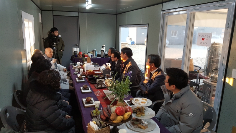 [상월선원 천막결사] 차담
