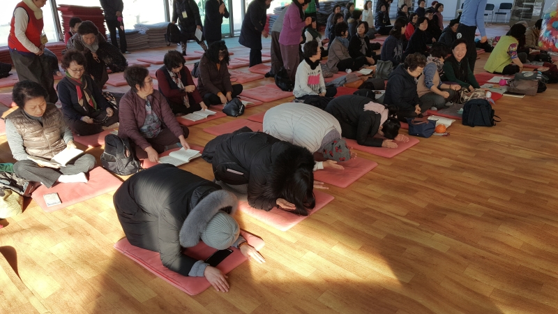 [상월선원 천막결사] 천막법당33