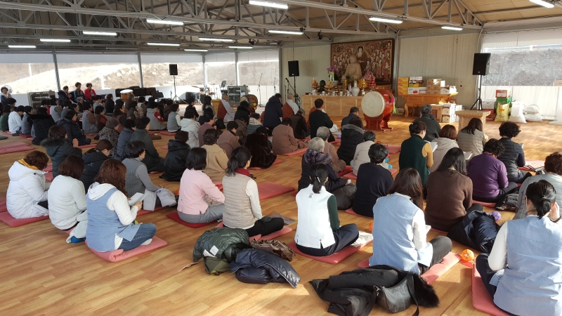 [상월선원 천막결사] 천막법당31