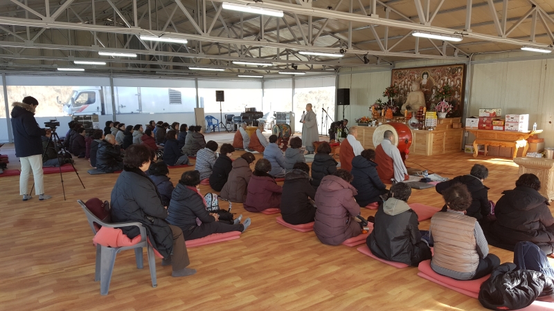 [상월선원 천막결사] 천막법당25