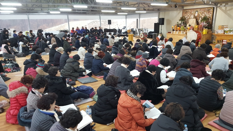 [상월선원 천막결사] 천막법당 (21)