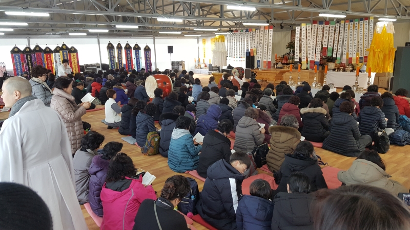 [상월선원 천막결사] 천막법당19