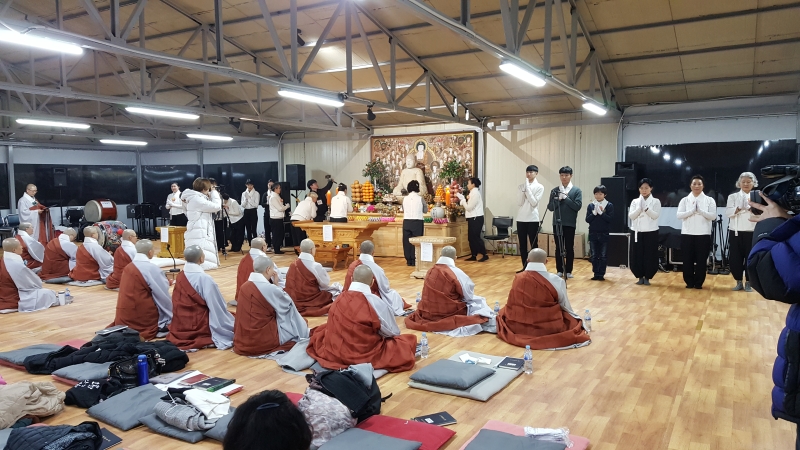 [상월선원 천막결사] 천막법당18