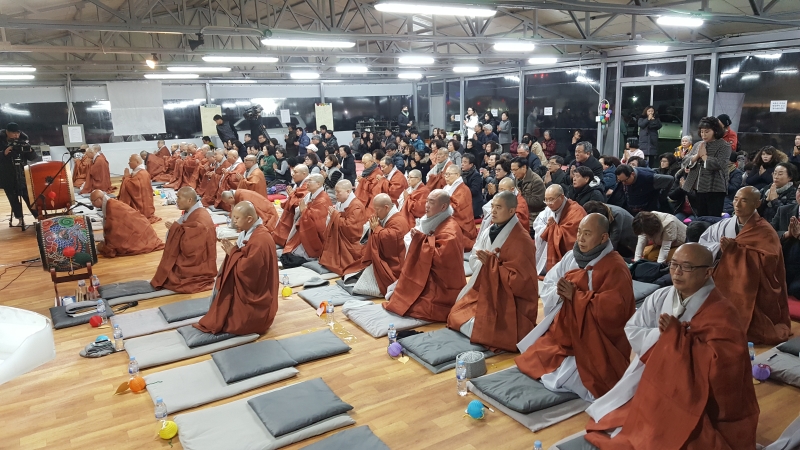 [상월선원 천막결사] 천막법당16