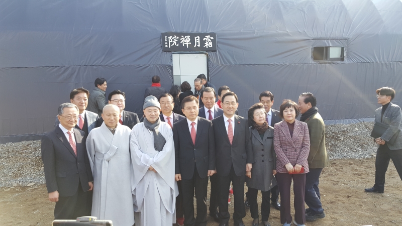 [상월선원 천막결사] 황교안, 주호영