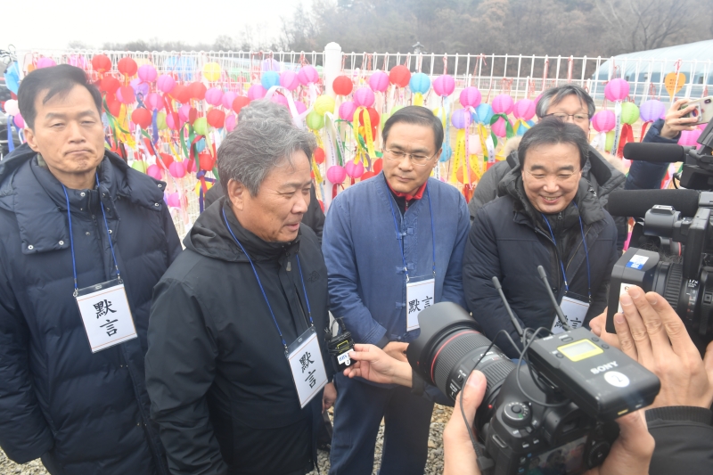 [상월선원 천막결사] 이기흥 대한체육회장