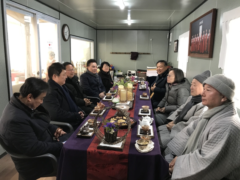 [상월선원 천막결사] 최재성 전 의원 차담