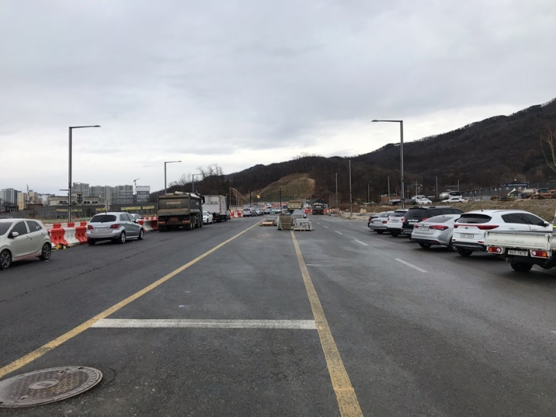 도로(마천방향)
