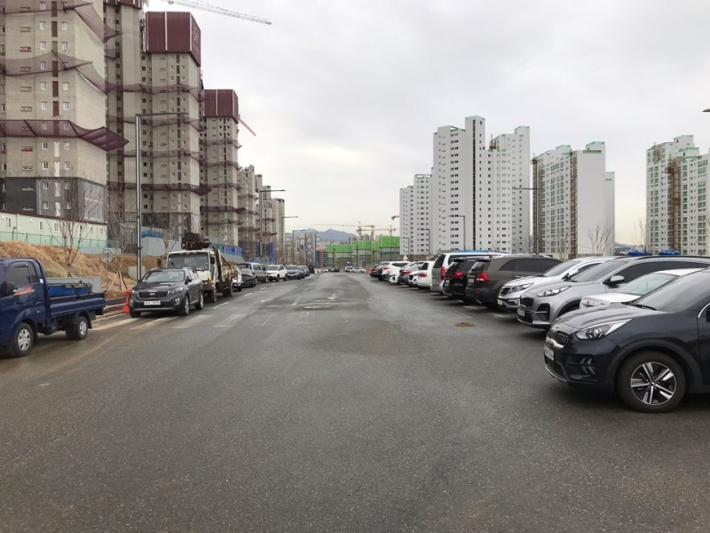 도로(스타필드방향)