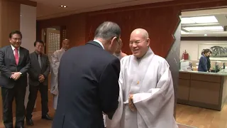 [BTN뉴스] 반기문 전 총장 자승스님 예방 