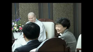 [BTN뉴스] 한나라당 박근혜 전 대표 자승스님 예방   